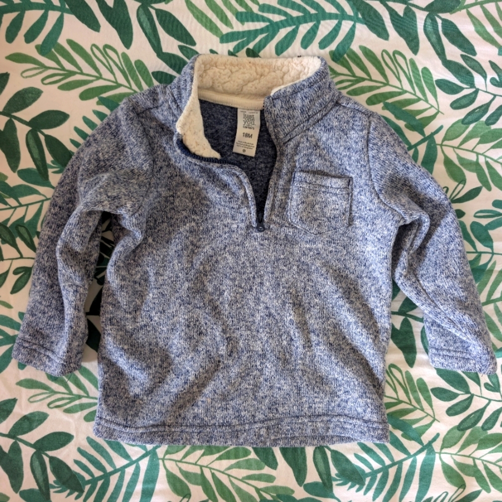 Carter's Blue Knit Sweater